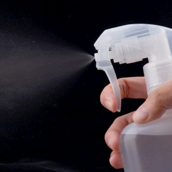Transparent 24MM Chemical Resistant Plastic Trigger Sprayer For Plastic Bottle