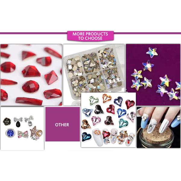 8 Colors Super Glitter Crystal Tiny Diamond Powder Nail Art Decoration Accessory