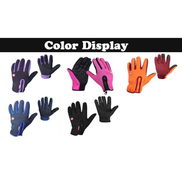 Waterproof Warm Full Finger Touch Screen Motorcycle Cycling Gloves for Winter Riding