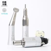 Dental Low Speed Handpiece 1/1 Contra-Angled Durable 4-Hole Motor Set