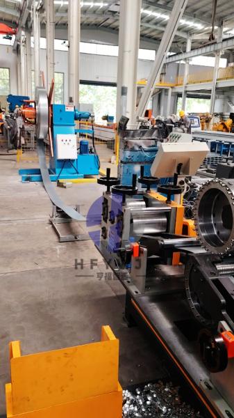 Hydraulic Shearing And PLC Control Solar Bracket Roll Forming Machine Φ80mm Solid Shaft