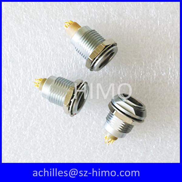 push pull self-locking 3pin lemo Microphone connector 1B series 00 series male and female plug and socket