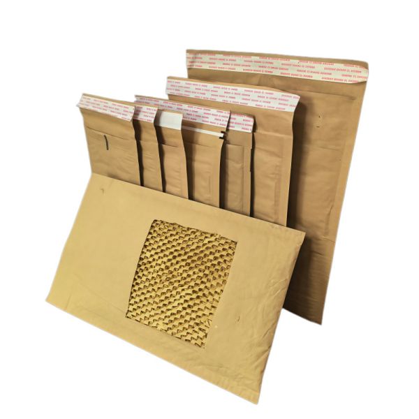 Double Core Honeycomb Paper Bag 4 Layer Ultra Cushioning  Honeycomb Mailer
