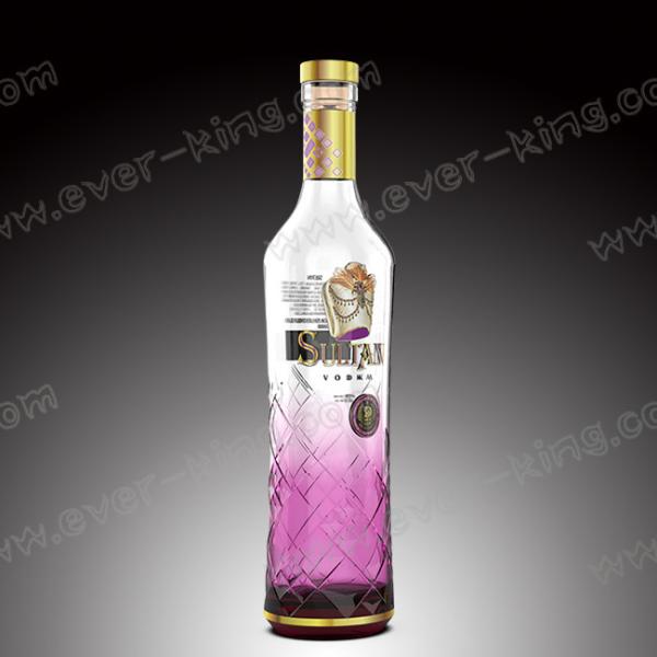 Cap Sealing Metal Label 700mL Glass Spirit Bottles