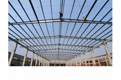 Long Length / Single Span Industrial Steel Buildings / Workshop / Warehouse With Large Space