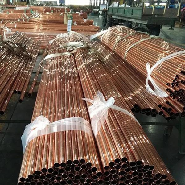 Da fábrica tubulação sem emenda brilhante do tubo da liga de cobre em linha reta 15mm 20mm
