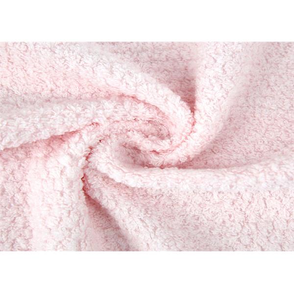 No Fluorescent Agent Infant Baby Towels , Pink Soft Baby Face Cloths AZO Free