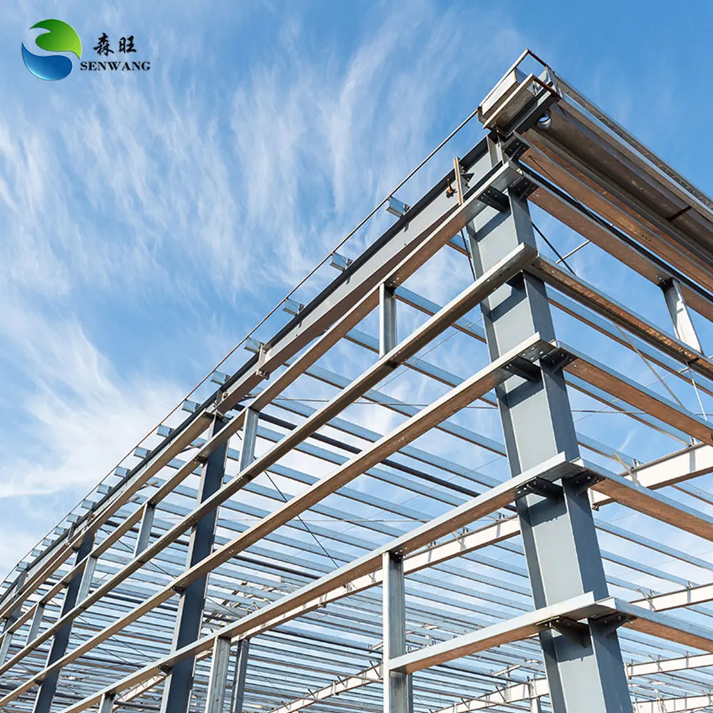 Durable Steel Structure Warehouse with Large Span Clear Height, Excellent Load Bearing Capacity, and Flexible Layouts