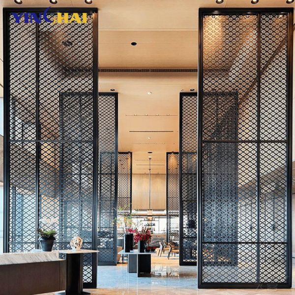 Customizable Metal Room Divider Panels Rustproof Easy Cleaning And Maintenance