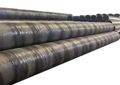 Tubulação de aço 0.6mm-100mm da espiral 24inch preta natural para a hidráulica