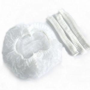 Anti Bacteria Disposable Head Cap Customuized Logos Hotel / Home Use