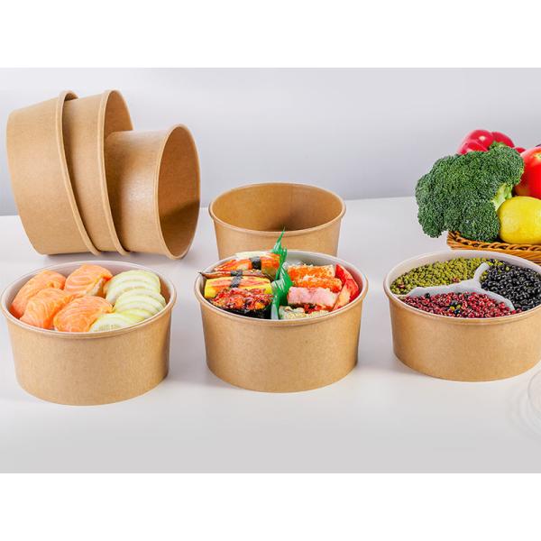 Отсутствие шаров бумаги Kraft деформации, Microwavable шаров бумаги салата 12 Oz