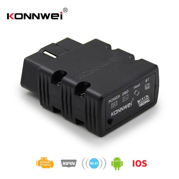 KW902 Konnwei All Items Multi - Languages ABS  Obd2 Scanner Wifi Iphone