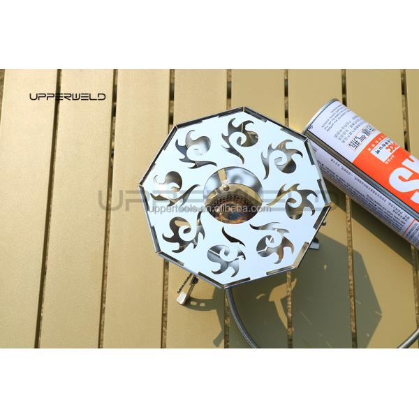 Портативная серебряная газовая печь с пропаном для приготовить блюда на открытом воздухе