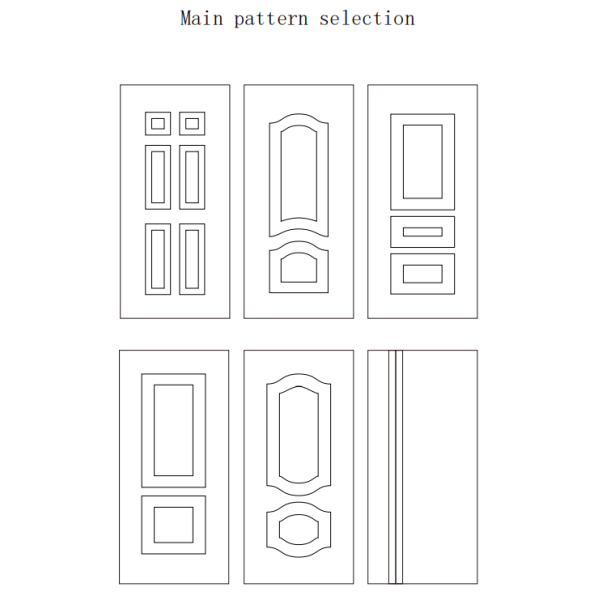 Customizable Flat Frame Steel Door Invisible Hinge for Residential Entry