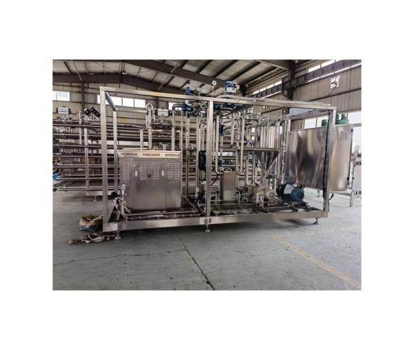 Máquina de pasteurização por tubo em tubo para pasta de tomate a temperatura de entrada 20-30°C