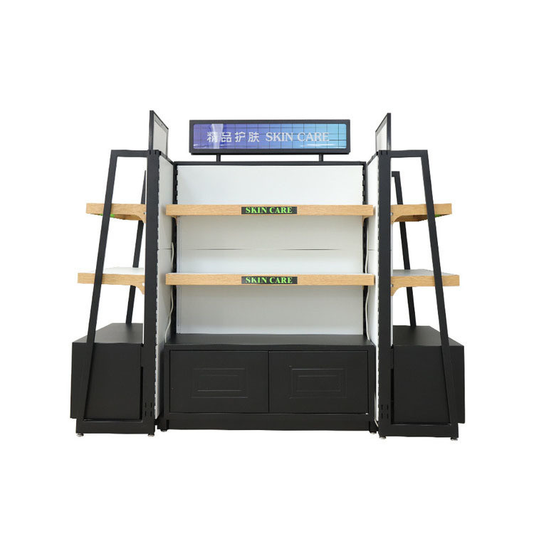 Veneer Cosmetic Retail Shelf Gondola Shelving for Simple and Beautiful Display