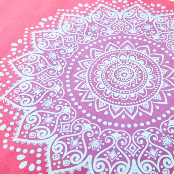 Personalized Custom Print Foldable Travel Suede Yoga Mat Eco Friendly Fitness Pilates Natural Rubber Yoga Mat With Logo
