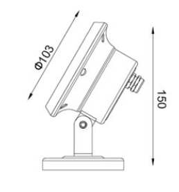 Водоустойчивый свет СИД IP68 3W подводный с материалом нержавеющей стали