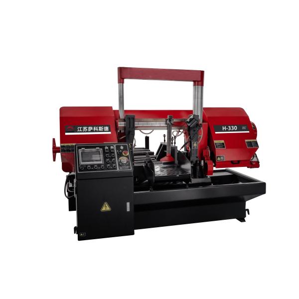 H-330 Reinforced Metal Band Sawing Machine Horizontal Band Saw For Metal