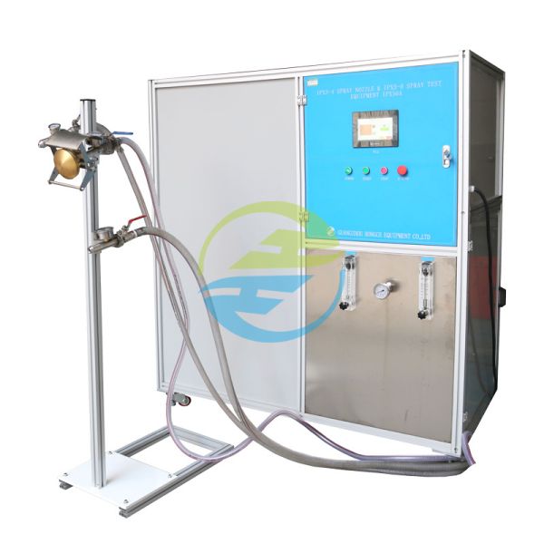 IP Testing Equipment with IPX3 to IPX6 Waterproof Testing Gear Featuring Stainless Steel Water Tank and Adjustable Spray Pressure
