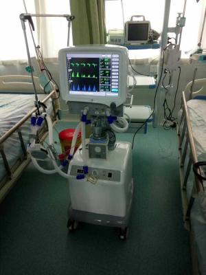 Hospital Invasive Lung Portable Respiratory Machine Icu Ventilator With Air Compressor