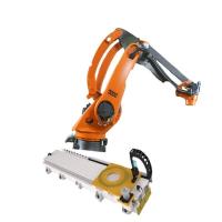 KR 40 PA 4 Ejes de paletización Kuka Brazo robótico de carga útil 40KG con tren robótico GBS