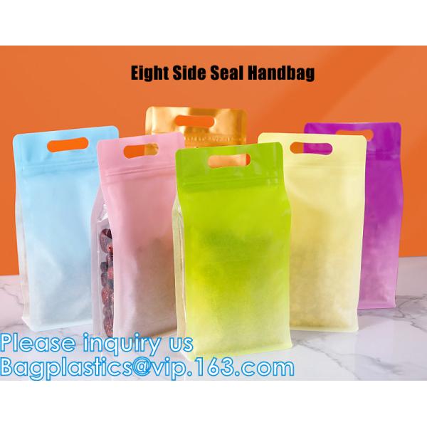 Stand Up Food Bags,Zip Lock Food Storage Bags for Packaging Products,Herbs,Snack,Tea,Spices,Pet Food and Soaps