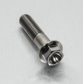 Steel Anti Loose Titanium Flange Screw Bolt External Hex Drive With Hat Ring