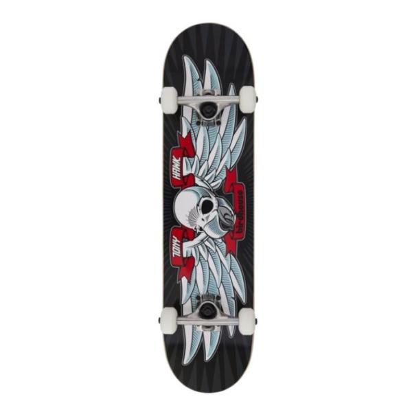 Birdhouse Skateboards Hawk Flying Falcon Black Mid Complete Skateboards - 7.5 x 29.5