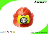 18000lux OLED Pantalla LED Minería Cap Luces Subterráneas 6.8Ah Panasonic Miner Faro recargable para sistema de seguimiento