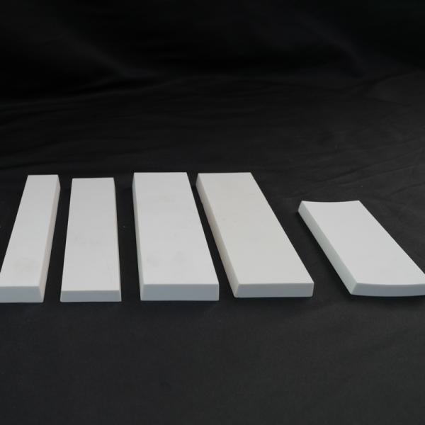 High Thermal Shock Resistance Alumina Ceramic Tiles with Glossy Surface Finish and 130*50*15mm Size