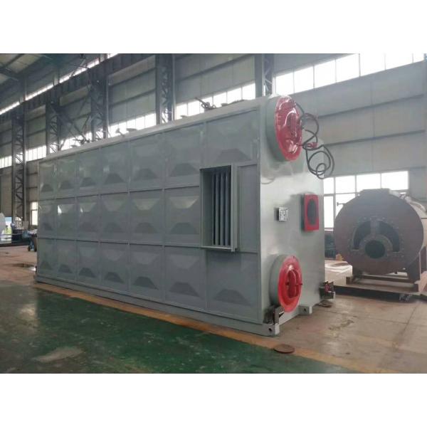 Horizontal Chain Row Industrial Coal Fired Water Tube Boiler Double Barrel