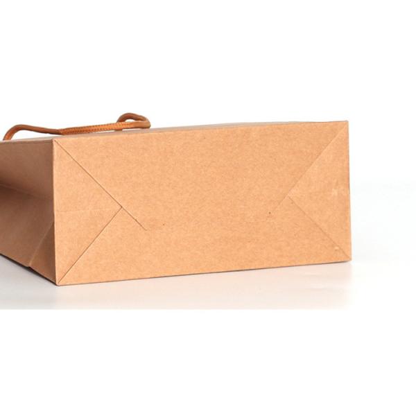 Transparent packaging  standard paper Bags/Customized brown kraft paper bag for Shopping