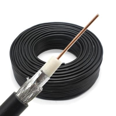 Low Loss 75 Ohm RG59 RG6 Coaxial Cable 100% Copper Conductor 300m One Roll