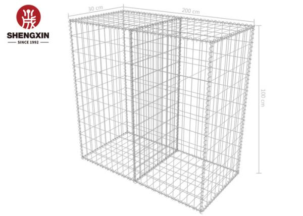Erosion Control Q195 Gabion Wall Baskets Galvanized Welded
