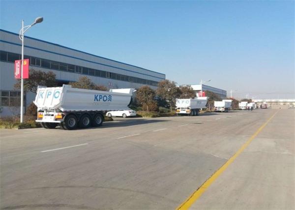 3 Axle Dump Semi Trailer
