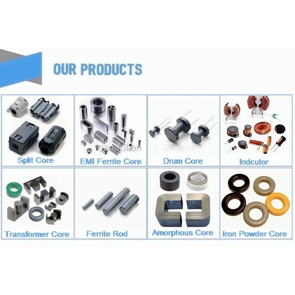 Ui 650 Dr Type Soft Ferrite Drum Core DR2W6x8 Ni Zn Ferrite Core