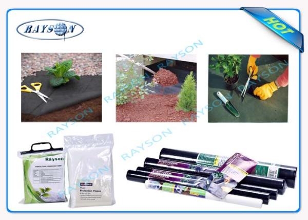 GV non tissé imperméable de tissu de lutte contre les mauvaises herbes de la Vierge pp de jardin