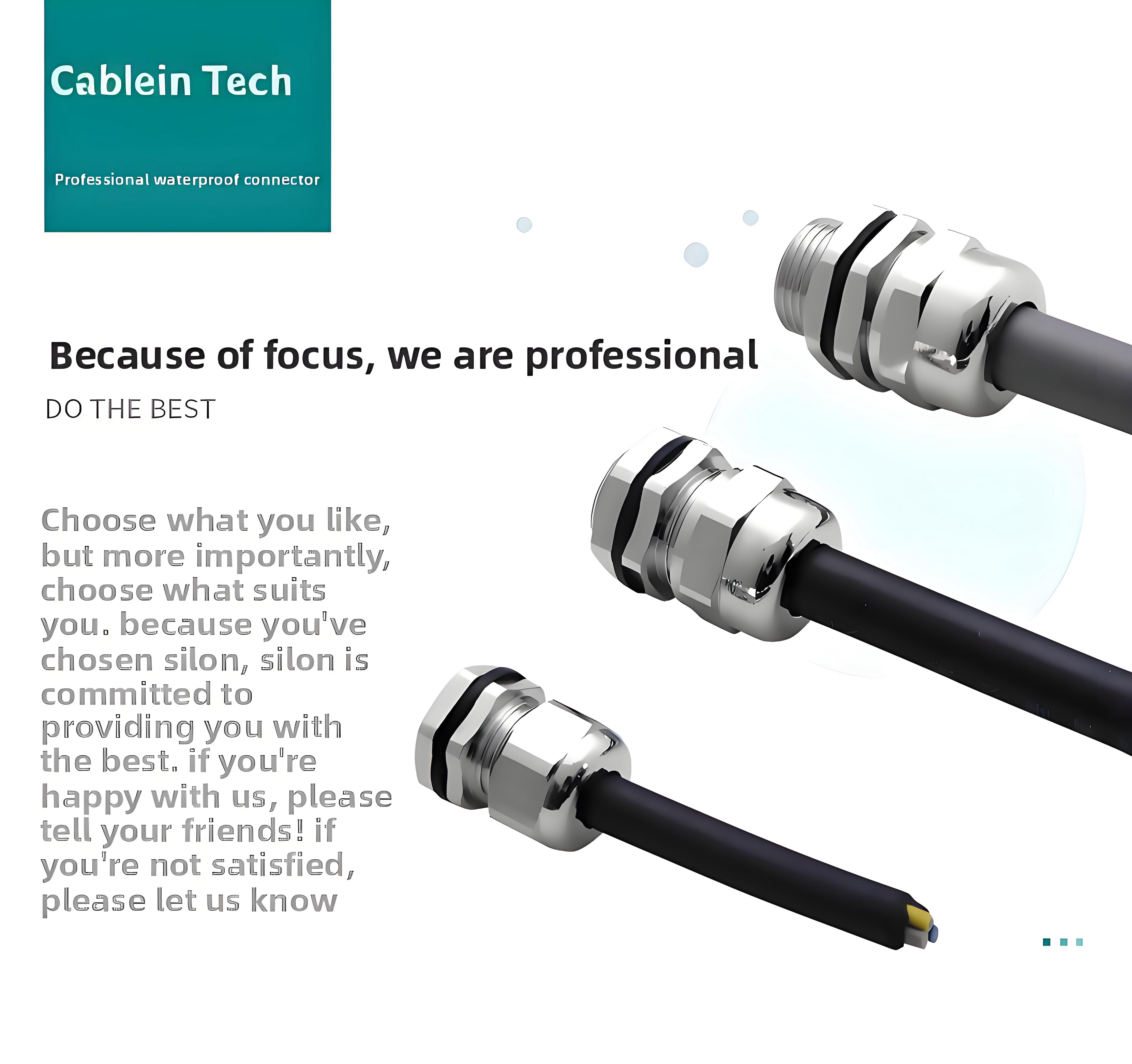 IP68 PG48 Nylon Cable Gland
