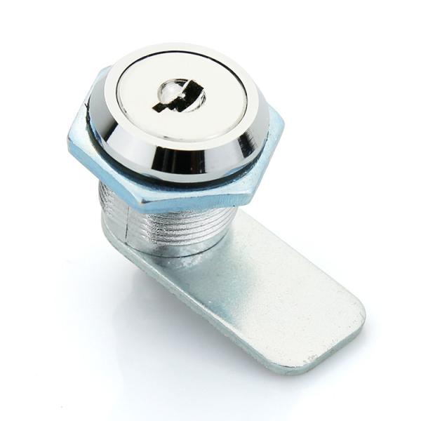 Zinc Alloy Cabinet Box Quarter Turn Cam Lock With Chrome Plating Surface Treatment