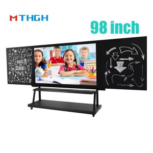 98 Inch Capacitive Nano Smart Digital Blackboard with 3840*2160 Resolution for Interactive Teaching