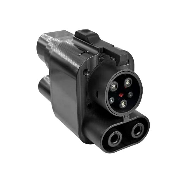 250KW PC Copper CCS2 to CCS1 EV Connector 250A Adapter The Must-Have Component for Outdoor Travel Charging