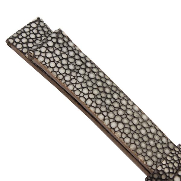 Роскошный ремешок 20mm хвостоколового, неподдельный кожаный ремешок для людей