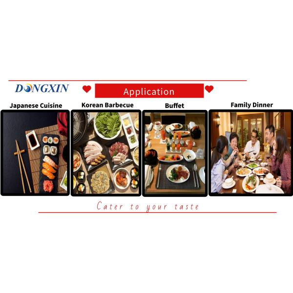 8.5'' Housewares Flower Melamine Bowl Lid Dinnerware Durable