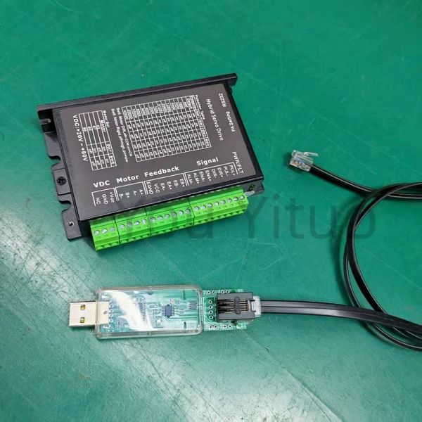 ZEROONE Ethercat Stepper Motor Driver Modbus serial communication Type-C Adapter Connector Debugger