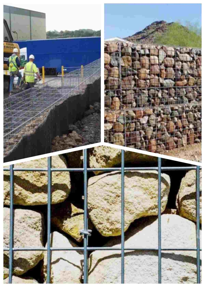 Сваренная сетка Gabion для конструкции почвы твердой