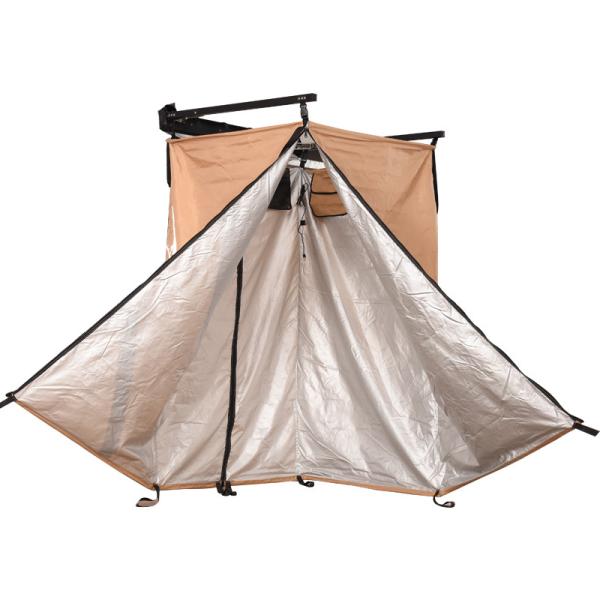 Aluminum Frame Car Shower Tent 39.37x70.87in Oxford Fabric 12kg