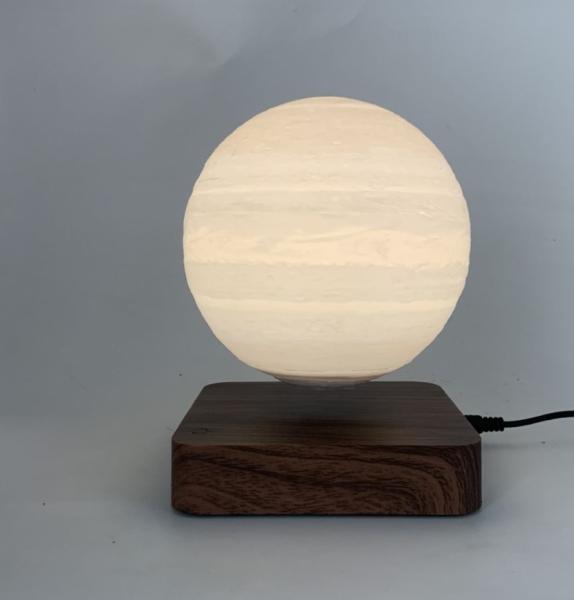360 rotating magnetic levitation floating 6inch planet light lamp night light for home decor and gift