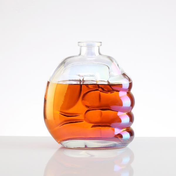 Botella de vodka vacía de 500 ml con tapa de corcho La adición perfecta a su colección